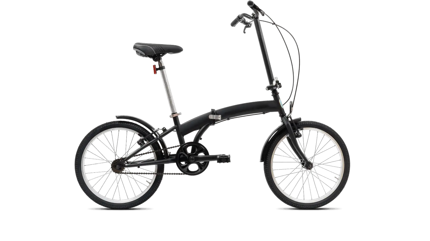 ein schwarzes Klapprad ein schwarzes Klapprad